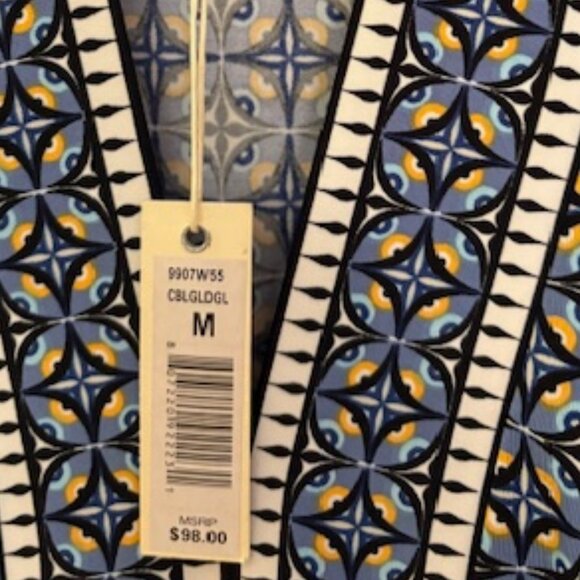 Max Studio Geometric Print Midi Dress, Sz M, NWT, $98 - Picture 7 of 10